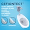 Toto TORNADO FLUSH Commercial Flushometer Wall-Mounted Toilet, Elongated Cotton White CT728CUG#01 - alternate 6